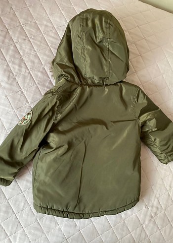 Erkek bebek Kürklü Mont - Görsel 3