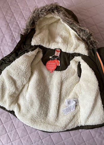 Erkek bebek Kürklü Mont - Görsel 2