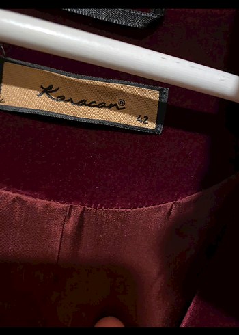 Bordo Abiye Kaban - Görsel 3