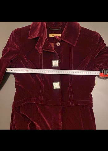 Bordo Abiye Kaban - Görsel 7