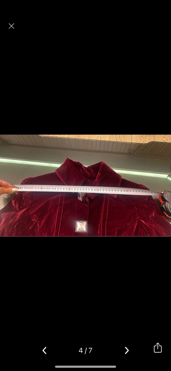 Bordo Abiye Kaban - Görsel 4