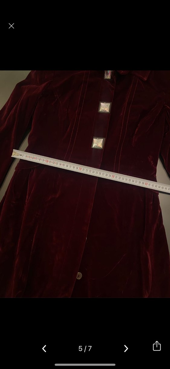 Bordo Abiye Kaban - Görsel 5