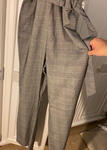 Gri Kemerli Kadın Tulum - Görsel 3