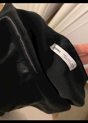 Bershka saten elbise - Görsel 2