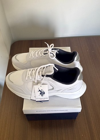 U.S Polo Assn. Erkek Beyaz Spor Ayakkabi