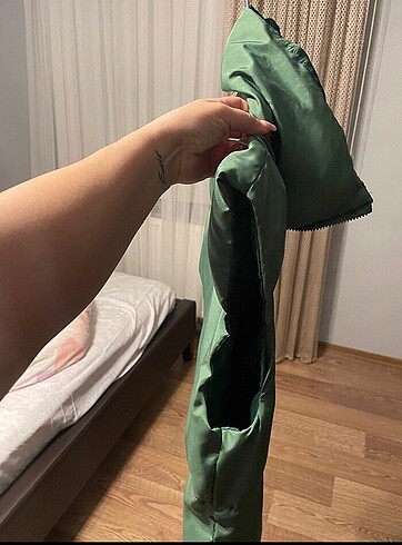 m Beden yeşil Renk Şişme yelek