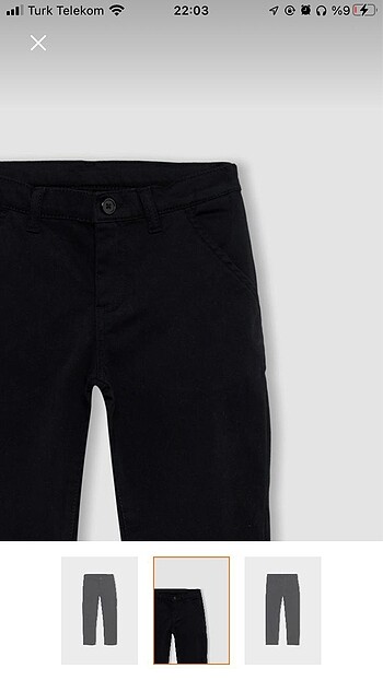 SİYAH KETEN PANTOLON