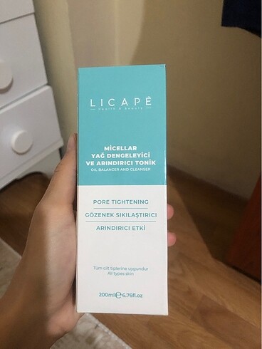 Licape yağ arındırıcı tonik