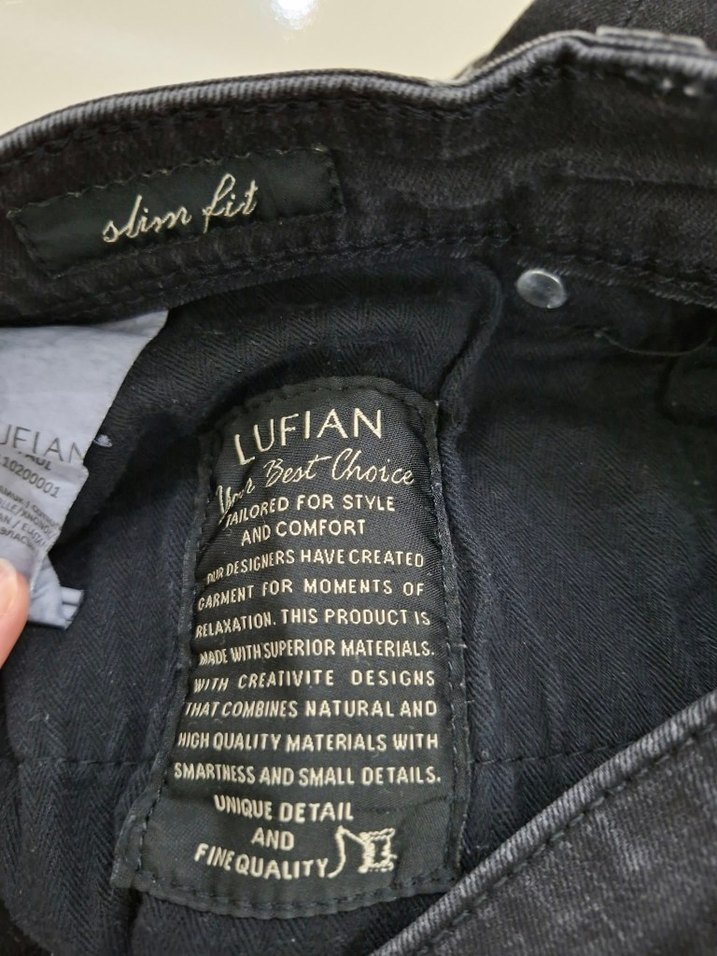 Lufian Siyah Slim Fit Jean — görsel 2/7