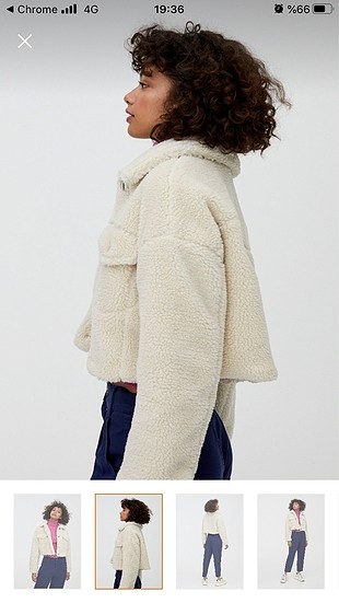 Pull and bear kısa kürk