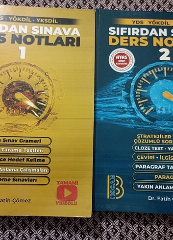 YDS ders kitapları 