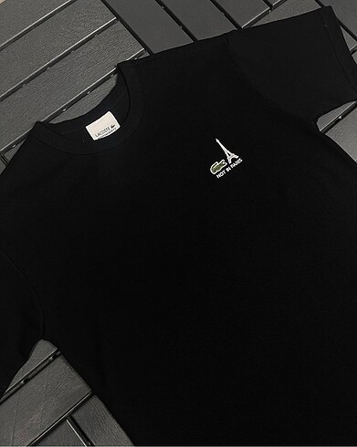 Lacoste Lacoste Paris Black Polo Yaka