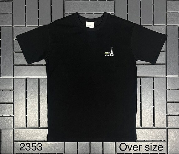 l Beden Lacoste Paris Black Polo Yaka