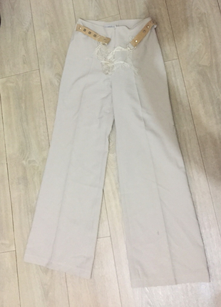 40 Beden ten rengi Renk 40 beden bol paca pantalon