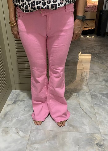 BATŞK YENİ 42 BEDEN PEMBE PANTOLON