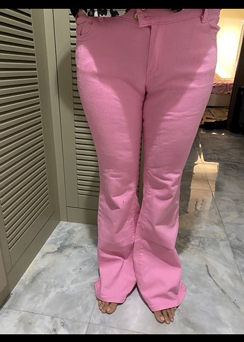 Batik BATŞK YENİ 42 BEDEN PEMBE PANTOLON