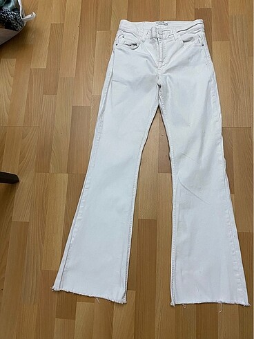 PULL&BEAT 36 BEDEN BEYAZ JEAN PANTOLON