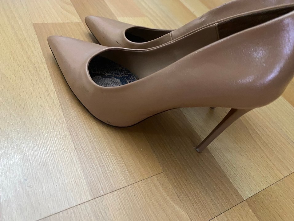 ZARA NUDE RENGİ 39 NUMARA SİTİLETTO - Görsel 5