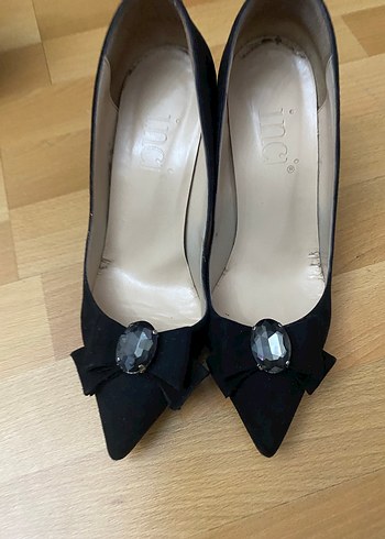 İNCİ 39 NUMARA SÜET SİTİLETTO - Görsel 2