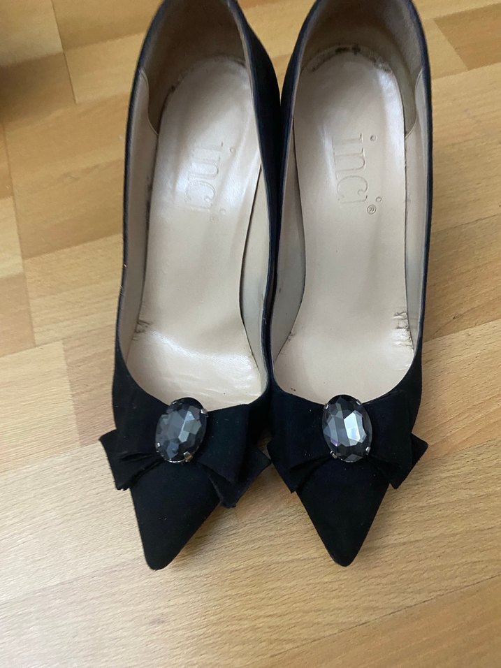 İNCİ 39 NUMARA SÜET SİTİLETTO - Görsel 2