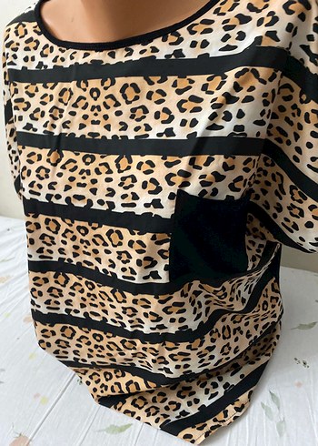 Cos Marka Leopar Desenli M Bluz