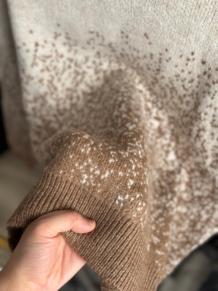 Kahverengi  Örgü Kadın Kazak - Görsel 2