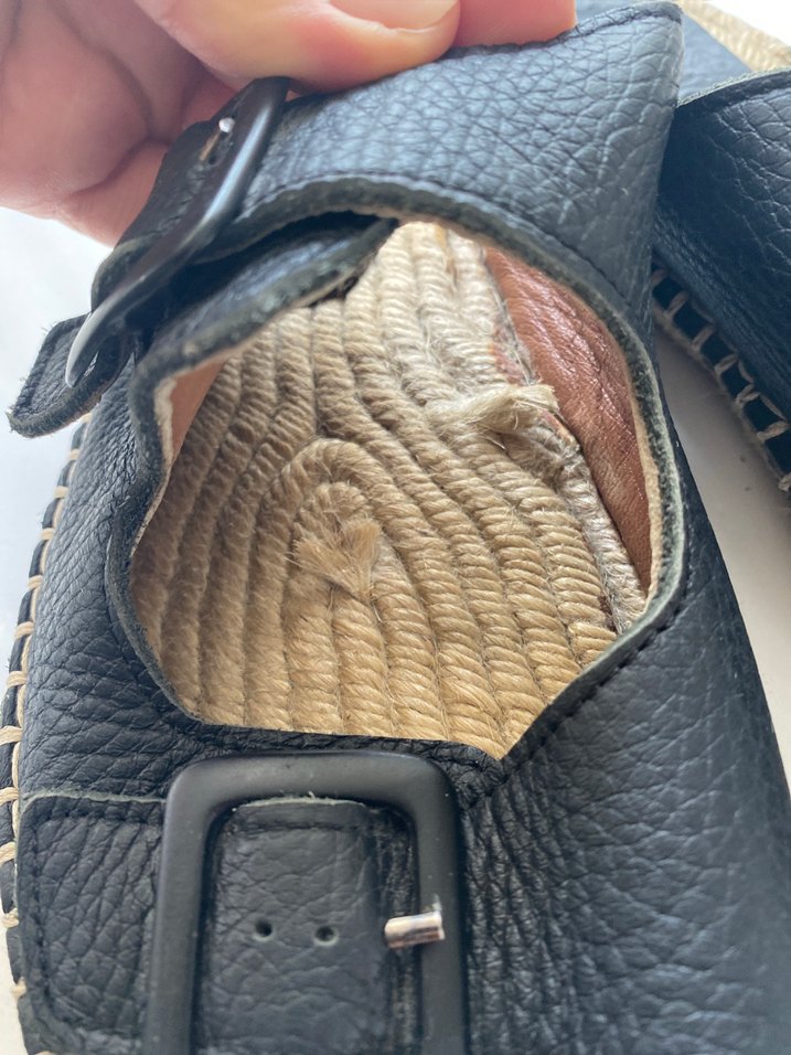 Tokalı Siyah Dolgu Topuk Kadın Espadril - Görsel 3