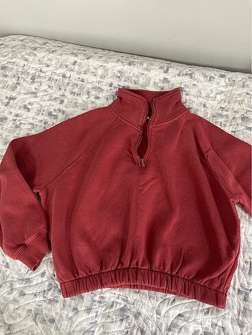 Fermuarlı sweatshirt