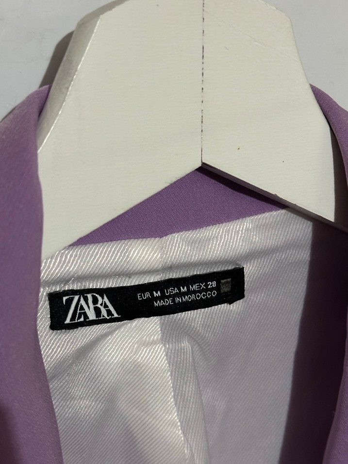 Mor Mini Kadın tulum Elbise Kısa Kollu - Görsel 3