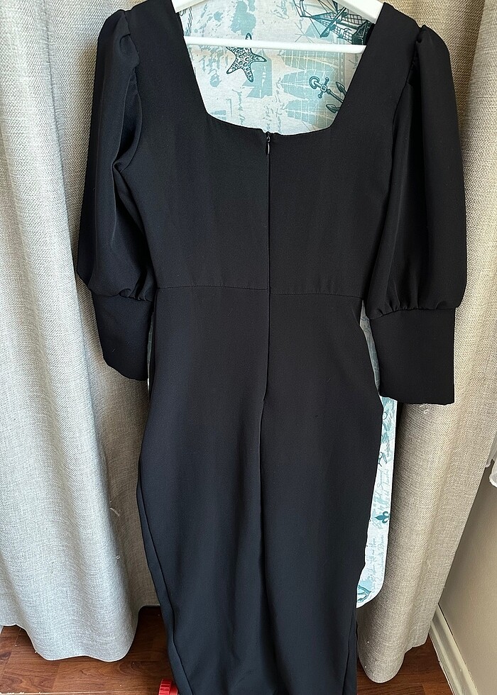 Siyah abiye elbise - Görsel 2