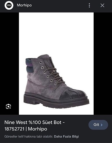 Nine West Nıne west gri bot