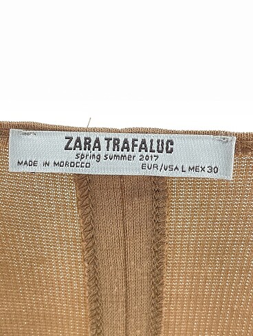l Beden kahverengi Renk Zara Günlük Elbise %70 İndirimli.