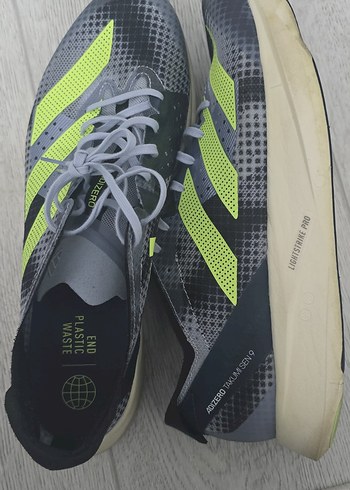 Gri Erkek Koşu Ayakkabısı Velcro Detaylı - Görsel 2