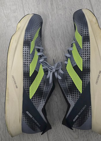 Gri Erkek Koşu Ayakkabısı Velcro Detaylı - Görsel 4