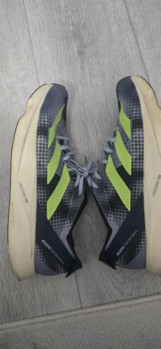 Gri Erkek Koşu Ayakkabısı Velcro Detaylı - Görsel 4