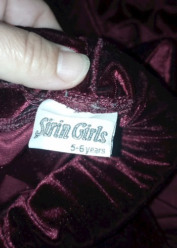 Diger Bordo Payetli Kız Eşofman Takımı - Görsel 3