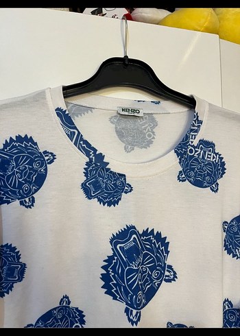 Kenzo Mavi Baskılı Tişört