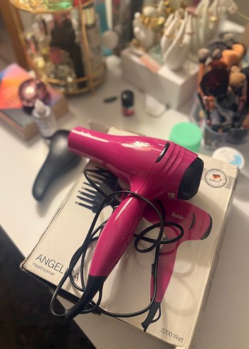 Pembe Angel Saç Kurutma Makinesi