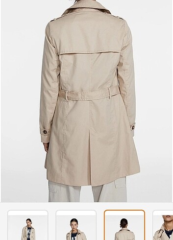 m Beden camel Renk Stradivarius trenckot