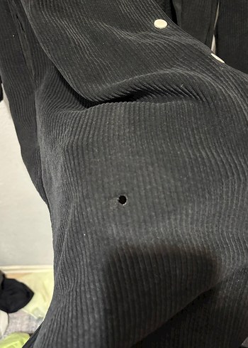 l Beden siyah Renk Düğmeli Siyah Süet Uzun Kadın hırka
