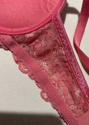 diğer Beden pembe Renk Pembe Dantel Detaylı Sütyen