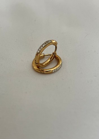 Diğer Altın Renkli Çelik Mini Küpe