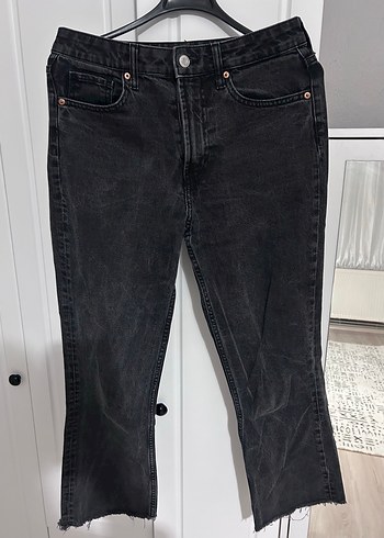 Diğer Yikamali Siyah Denim Jean