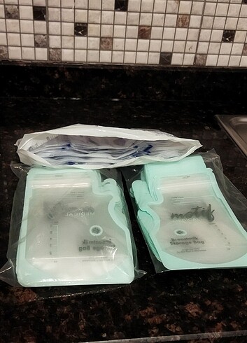 76 adet süt saklama poşeti  - Görsel 5