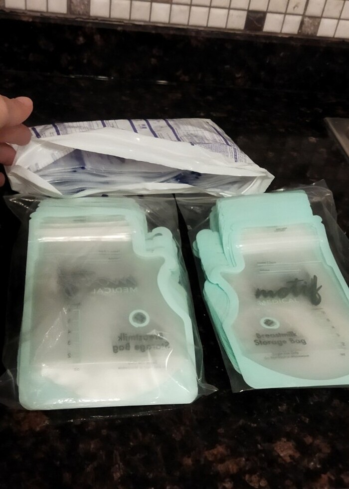 76 adet süt saklama poşeti  - Görsel 3