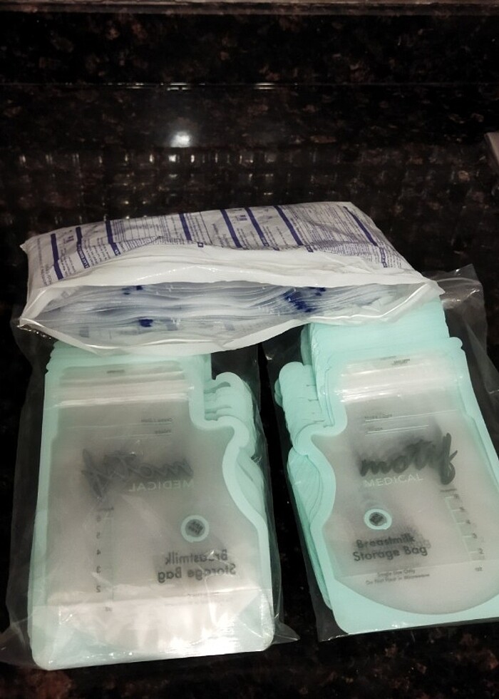 76 adet süt saklama poşeti  - Görsel 4