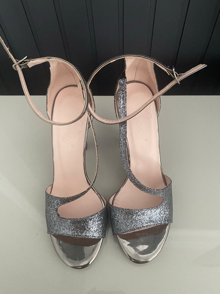 Gümüş Abiye Ayakkabı - Görsel 5