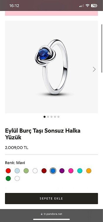 Pandora Yüzük