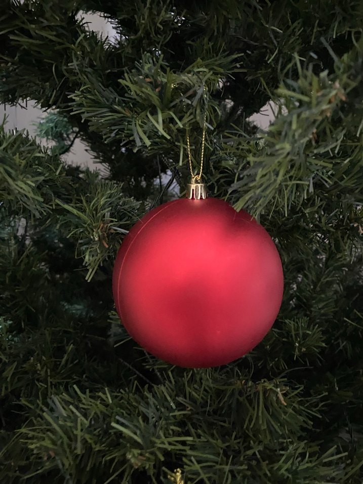 Kırmızı Yılbaşı Süsü - Görsel 3