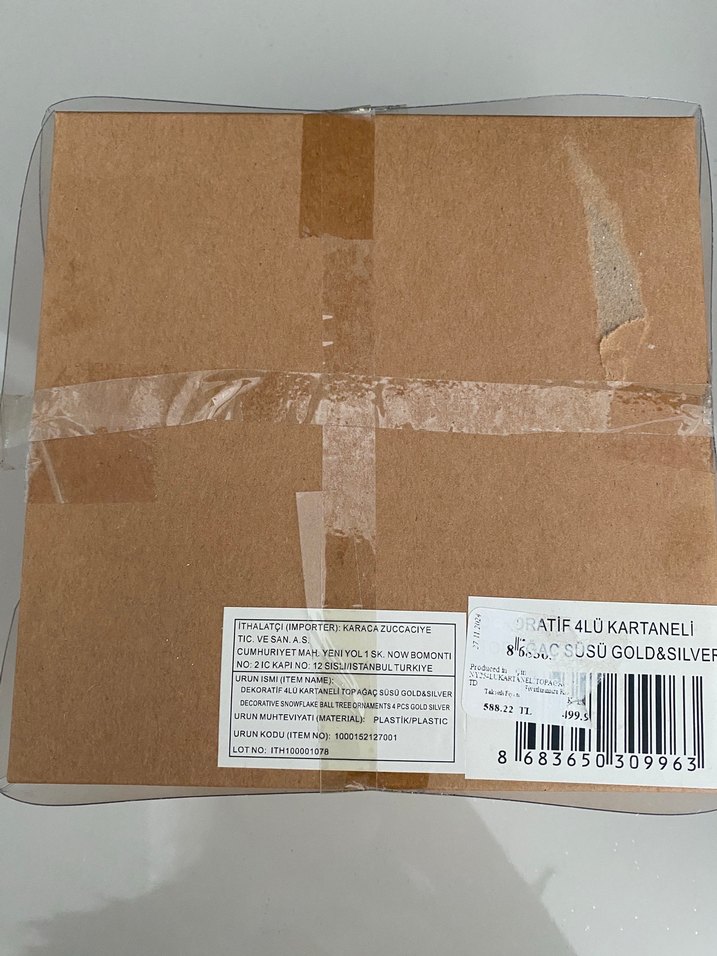 Simli Yılbaşı Süsü Seti - Görsel 2